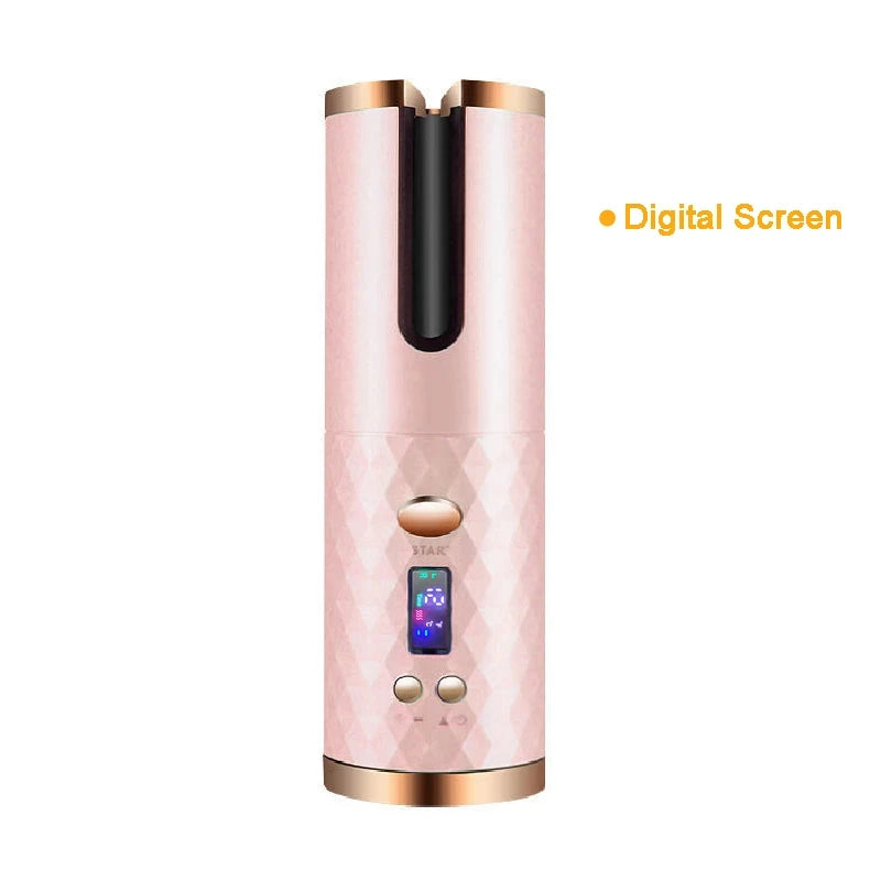 Portable Cordless Automatic Hair Curler