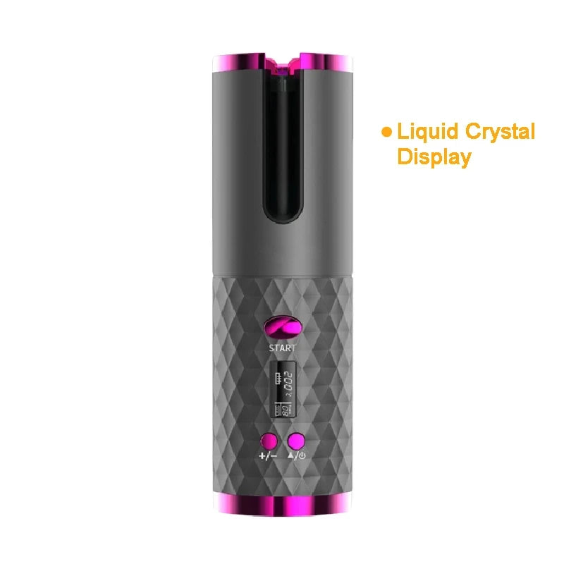 Portable Cordless Automatic Hair Curler