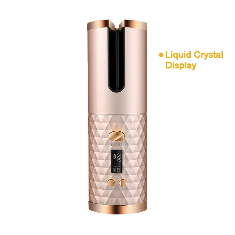 Portable Cordless Automatic Hair Curler