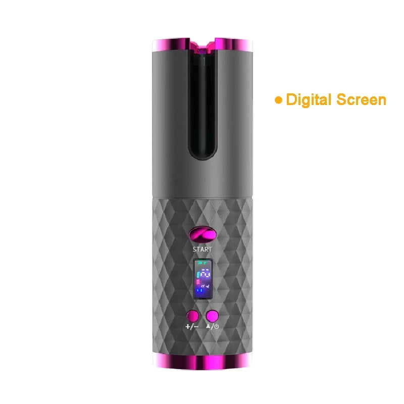 Portable Cordless Automatic Hair Curler
