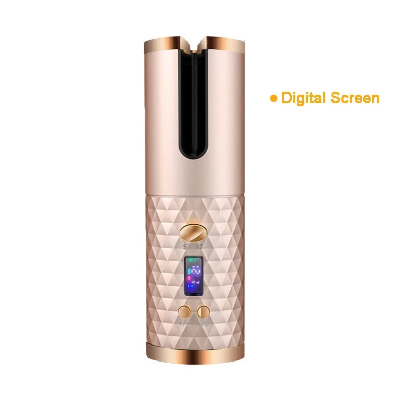 Portable Cordless Automatic Hair Curler