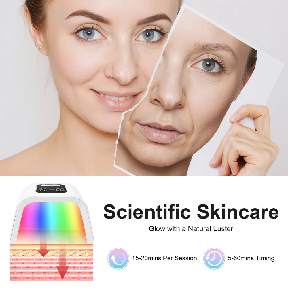 LED Photon Light Therapy Face Mask